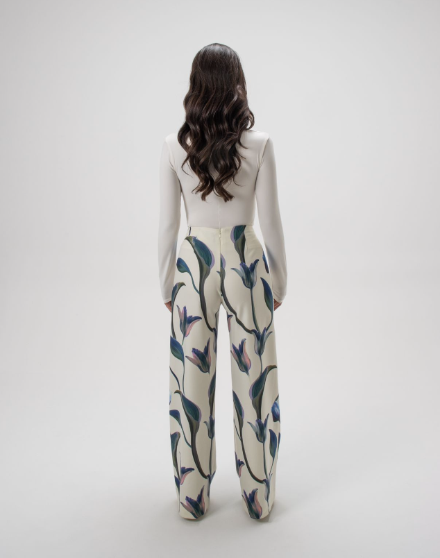 Cayetana Flower Dance Ivory Pants
