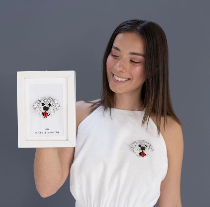 Paolin Perro Poodle Blanco