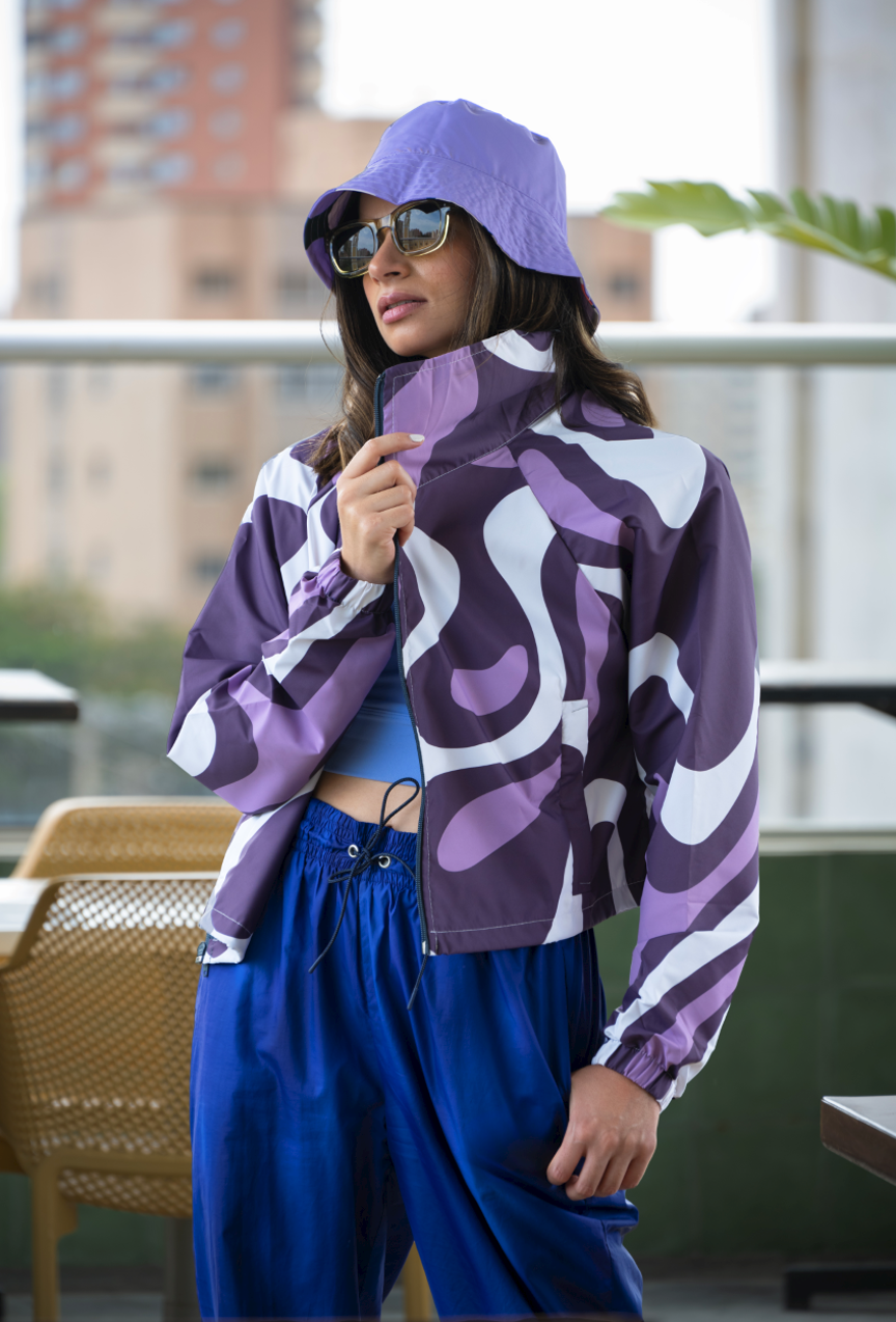 Rompevientos Cropped Movimiento