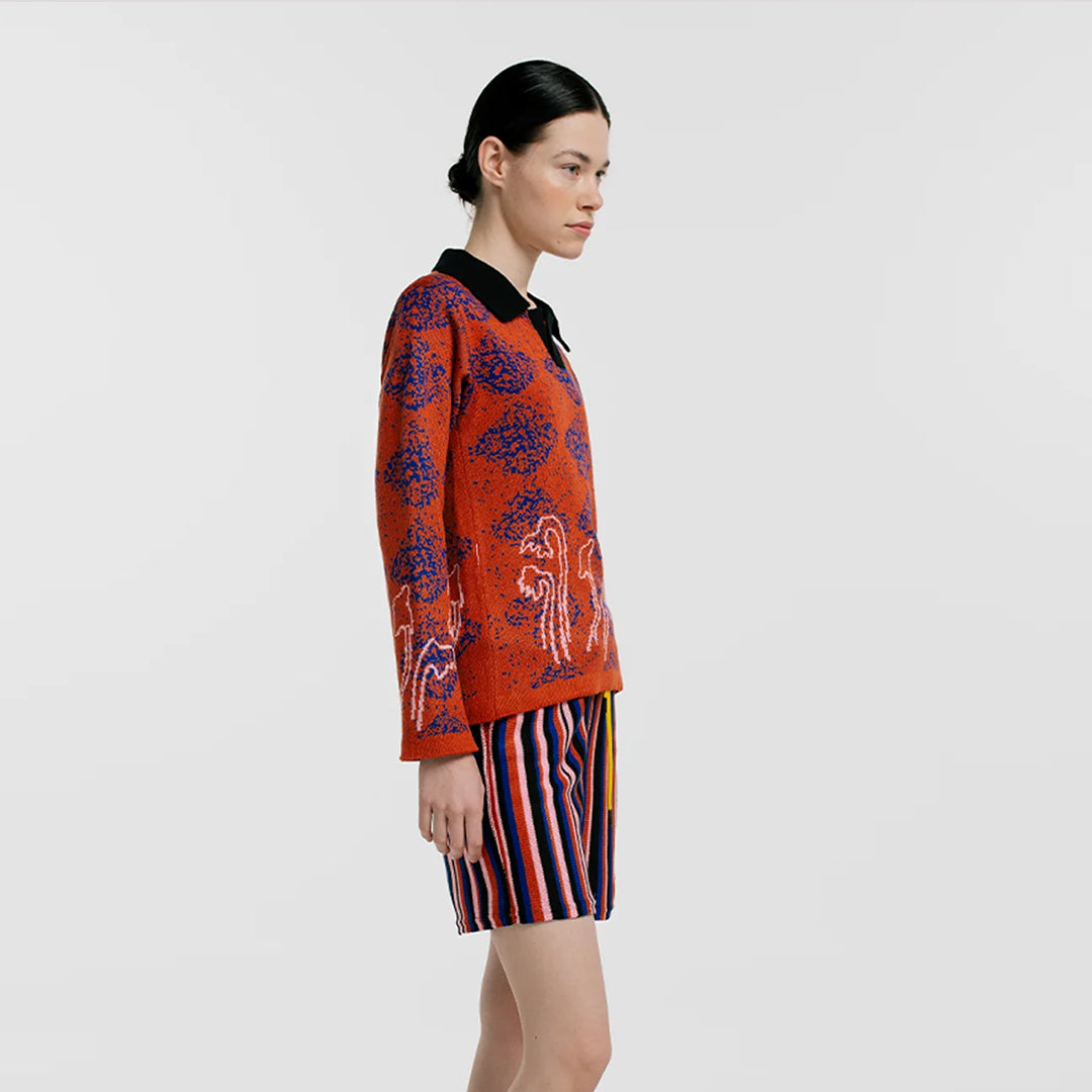 Sweater Polo Flores del Paramo