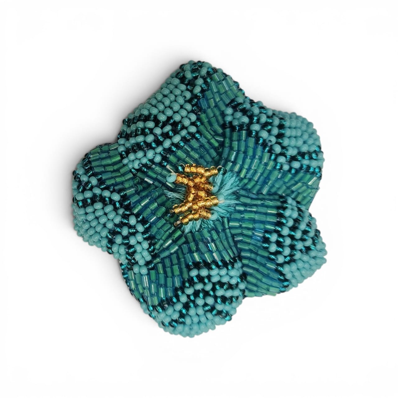 Flor Cayena Turquesa