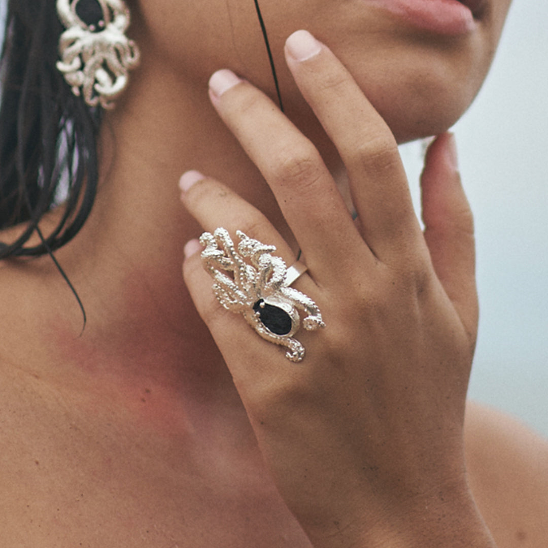 Anillo Pulpo Plata