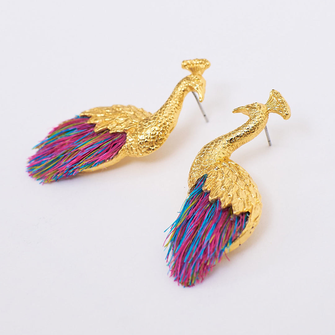 Aretes Pavo Real