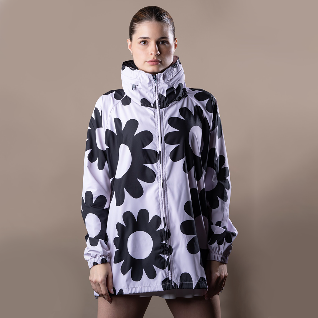 Rompevientos Oversize Blooming Beige