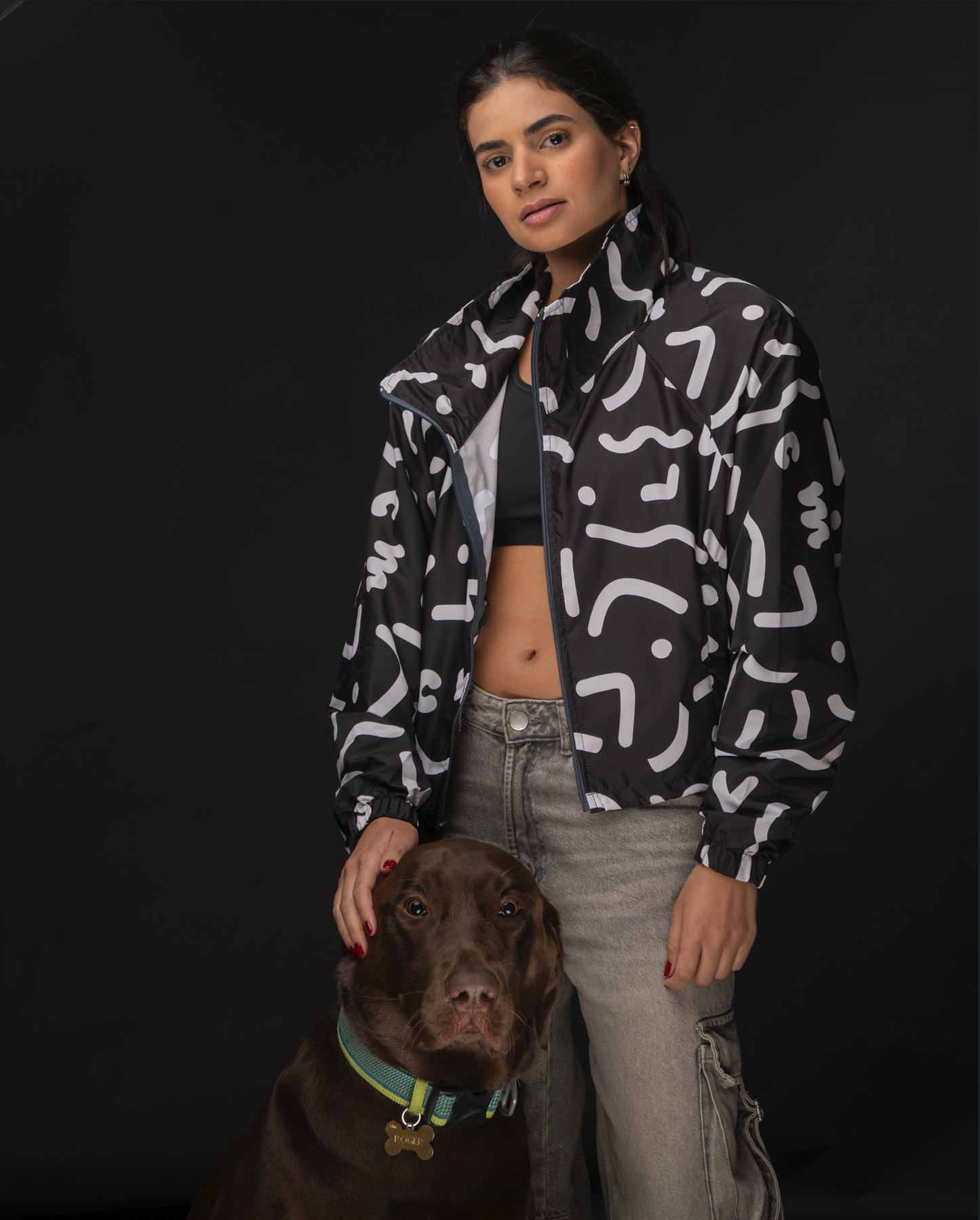 Rompevientos Cropped Conga