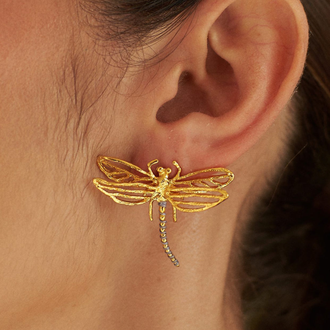 Aretes Libélula