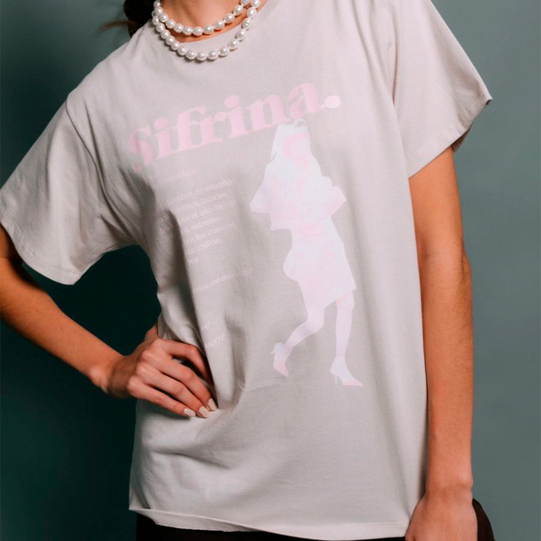 Camiseta Sifrina Rosa