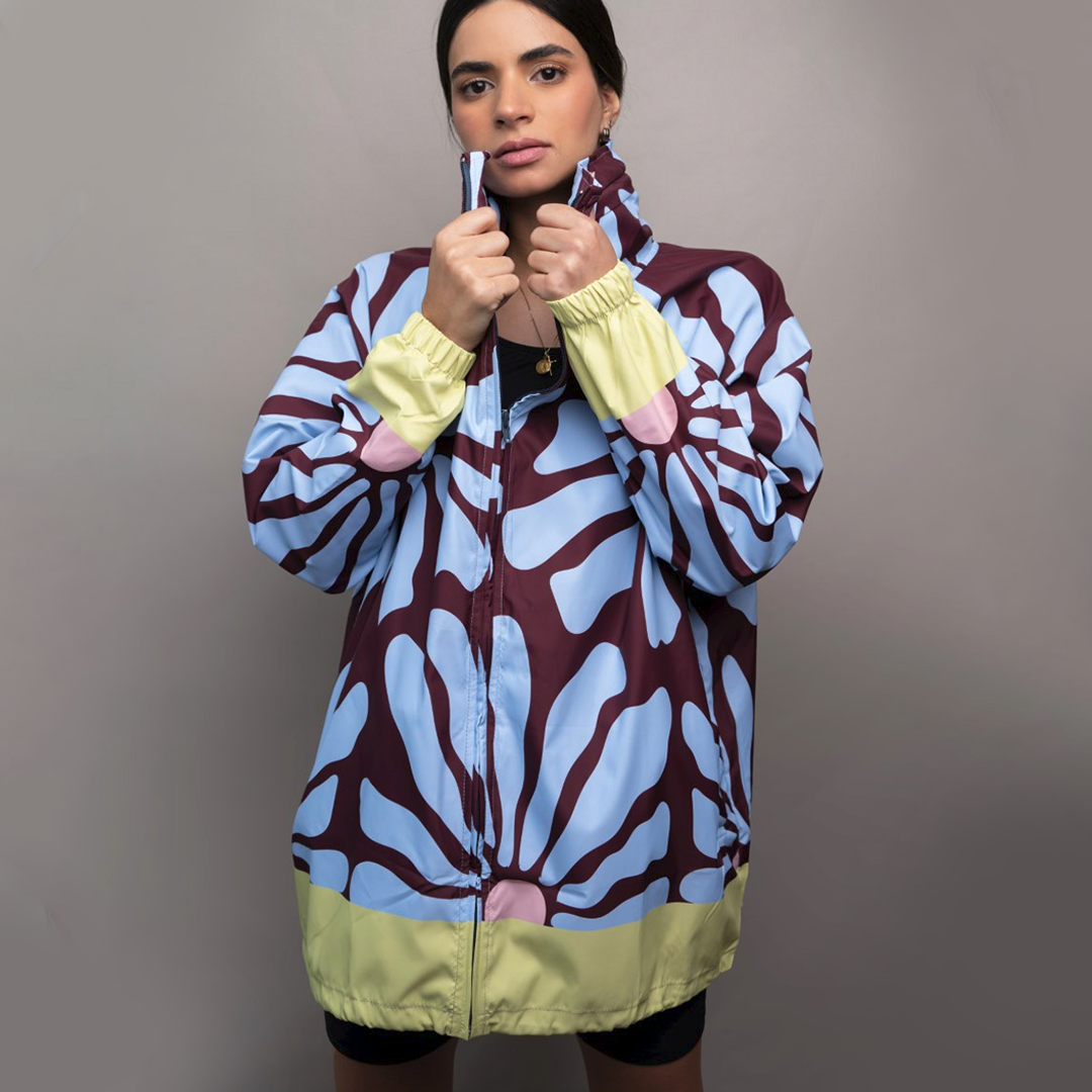 Rompevientos Oversize Floreciendo