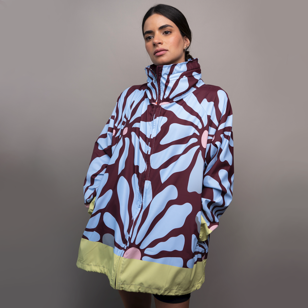 Rompevientos Oversize Floreciendo