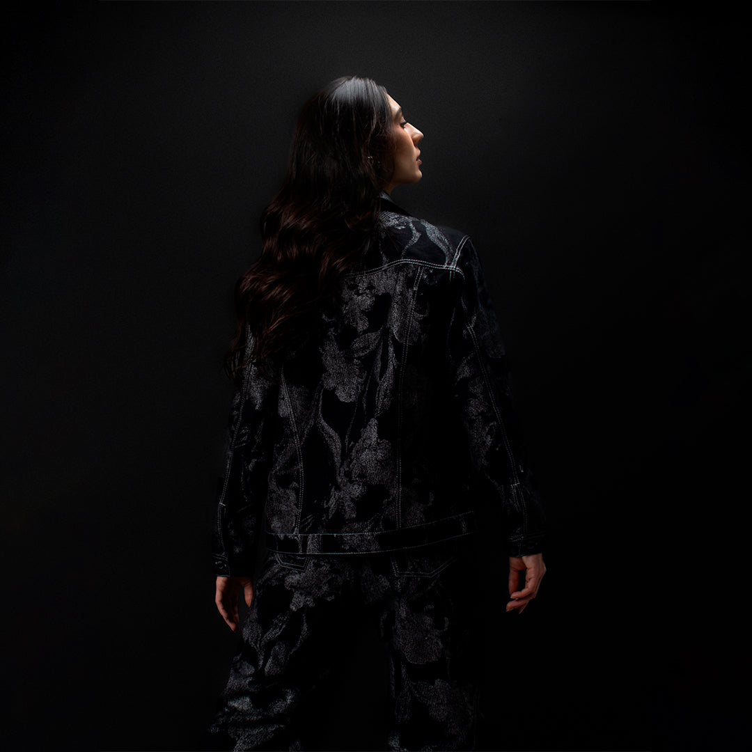 Eleonora Flower Jacket Black