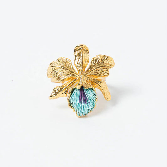 Anillo Cattleya Celeste