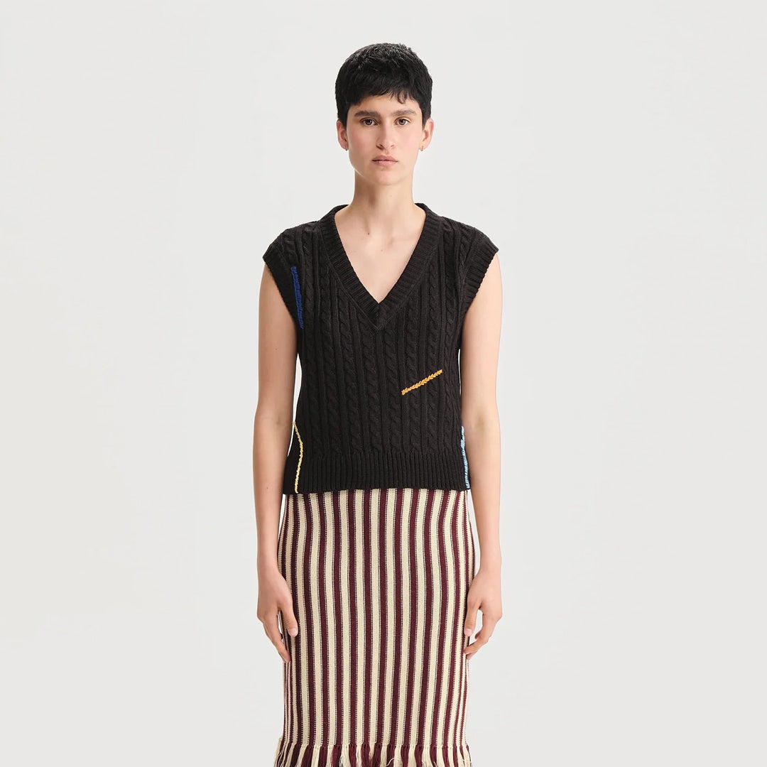 Chaleco Scratch Negro