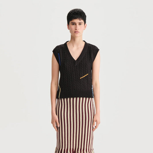 Chaleco Scratch Negro