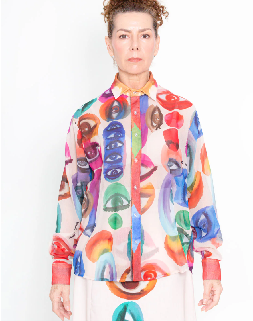 Camisa Present Gazing