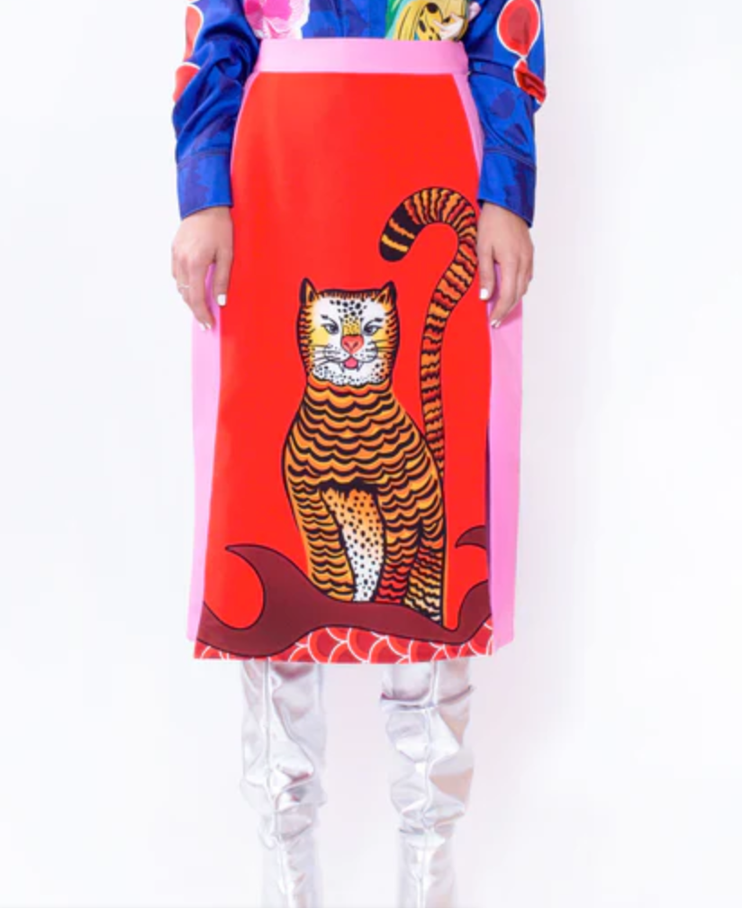 Falda Lucky tiger