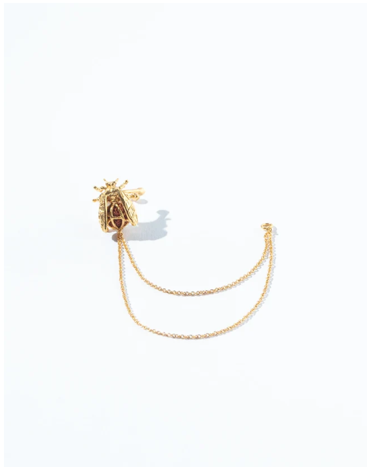 Ear Cuff Hormiga Culona Colgante