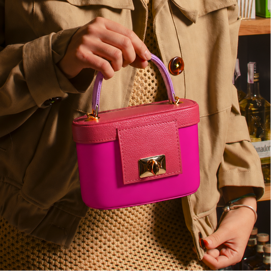 Micro Secretaire Bag Fucsia