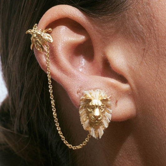 Ear Cuff Cigarra - León