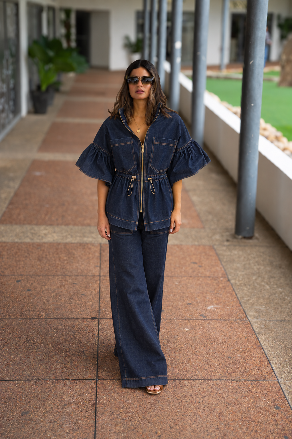 Vest Blue Jean