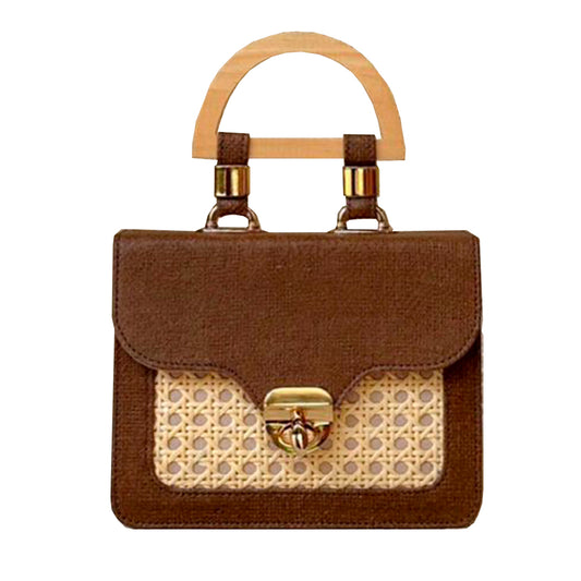 Cartera Vegan Marron