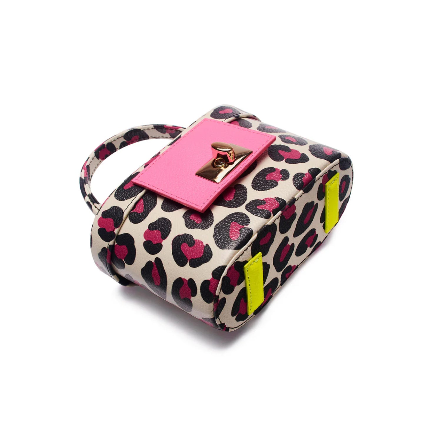 Micro Secretaire Bag Animal Print Fucsia