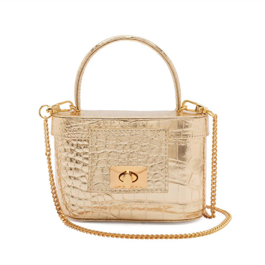 Micro Secretaire Bag Gold