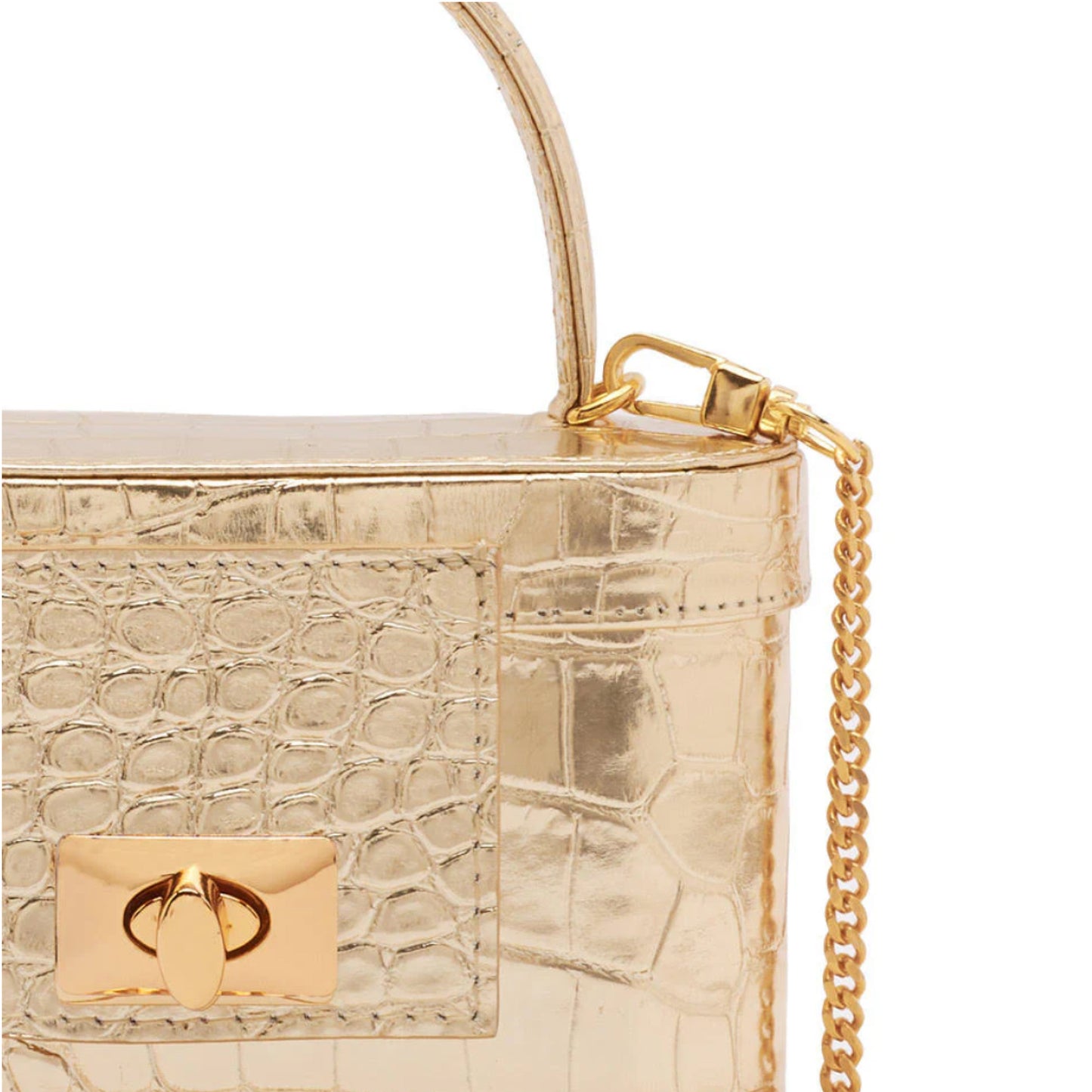 Micro Secretaire Bag Gold