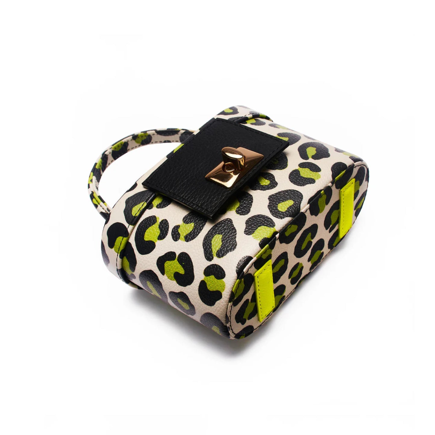 Micro Secretaire Bag Animal Print Verde