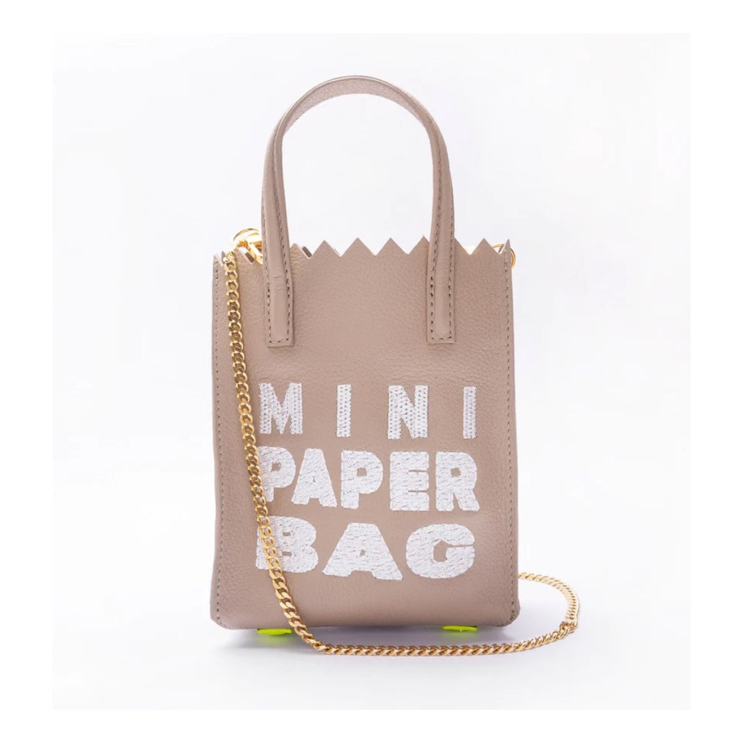 Mini Paper Bag Beige