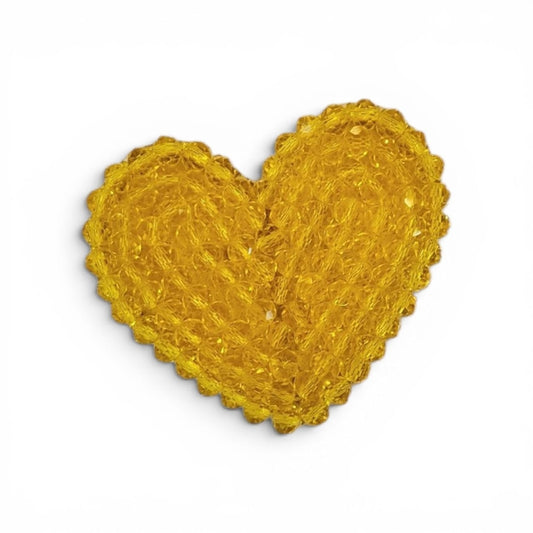 Mini corazon murano amarillo