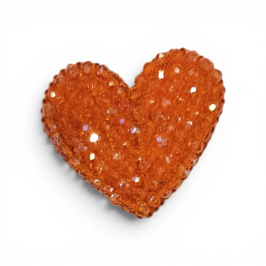 Mini corazon murano naranja