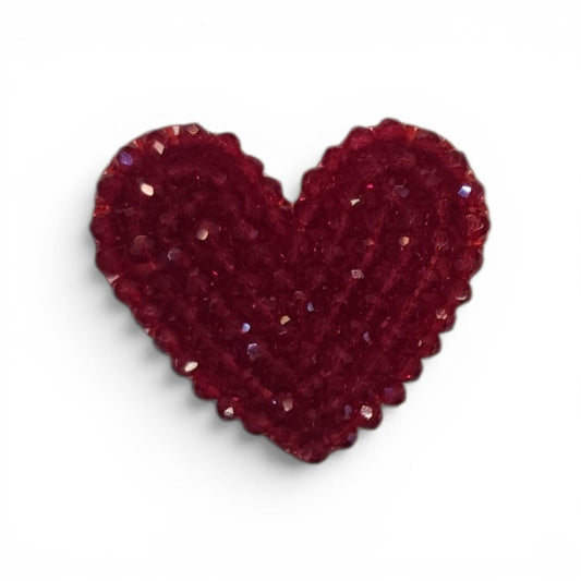 Mini corazon murano Rojo