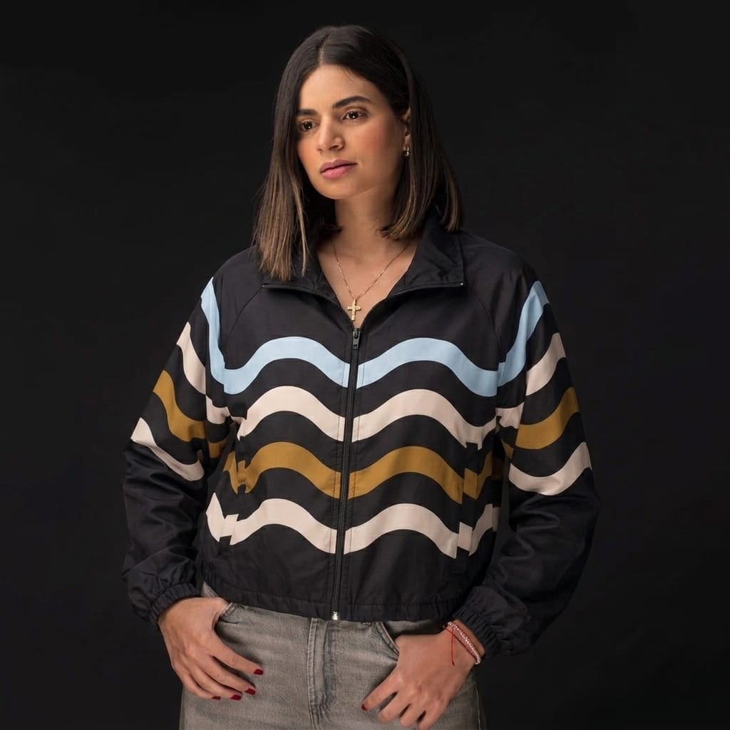 Rompevientos Cropped Waves Tierra