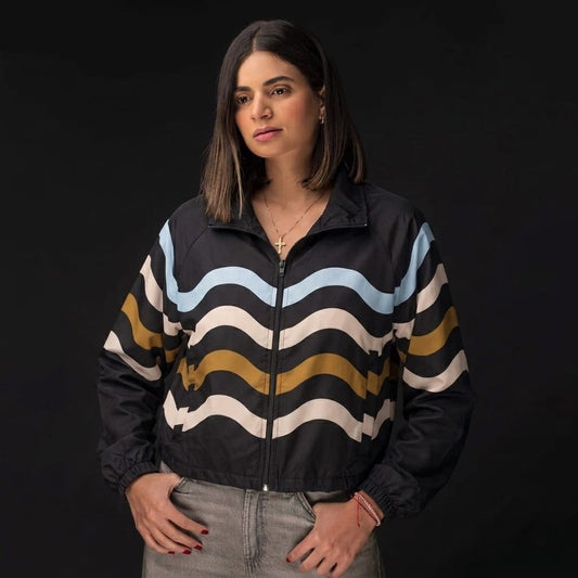 Rompevientos Cropped Waves Tierra
