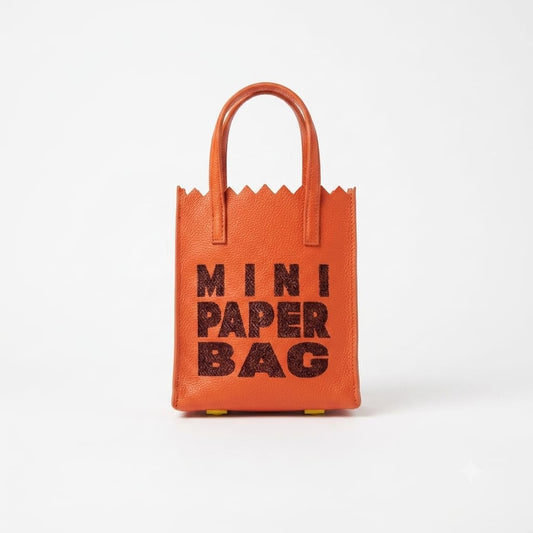 Mini Paper Bag Naranja x Rojo