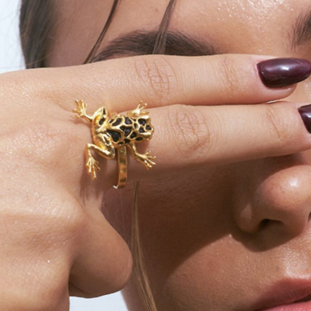 Anillo Rana hueca Mini