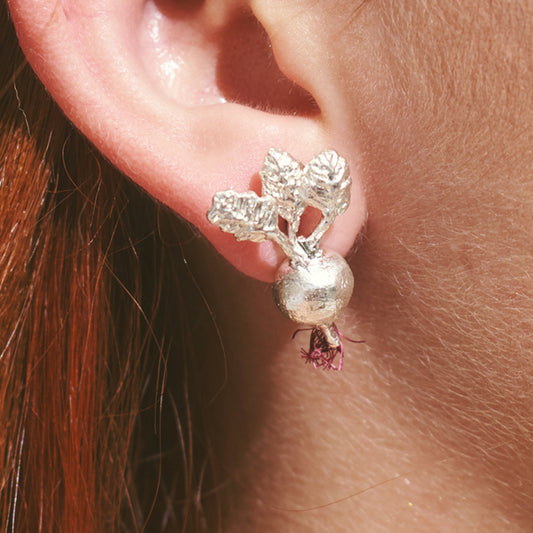 Aretes Remolacha