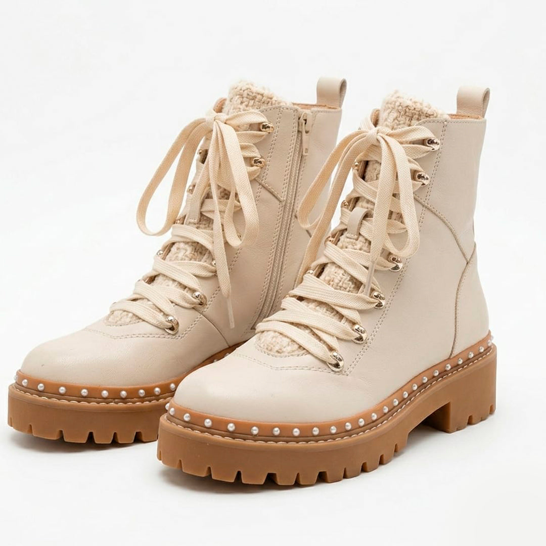 Botas Beige