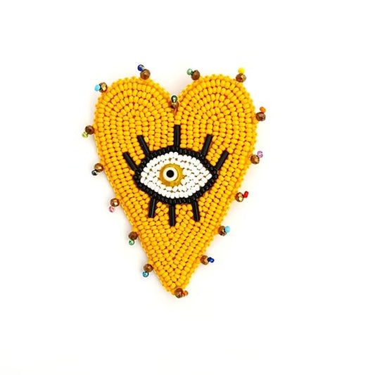 Corazón Mira Borde Amarillo.