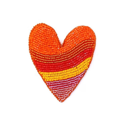 Corazon igualdad naranja