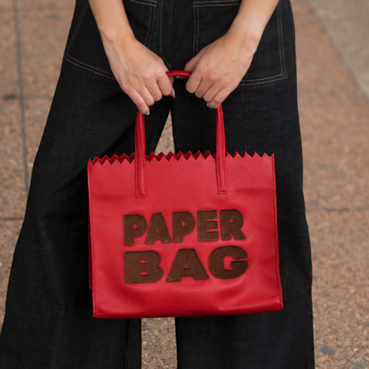Paper Bag Short Red