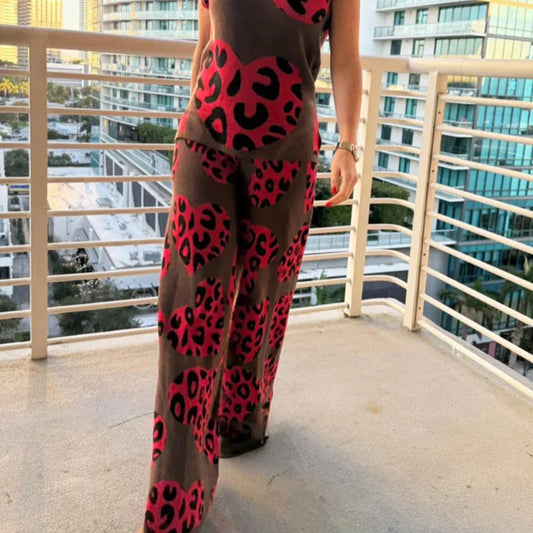 Animal print pants