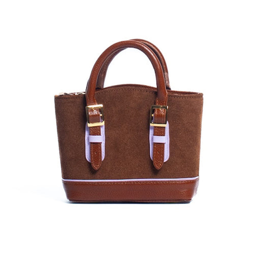 Picnic Bag Taupe x lila