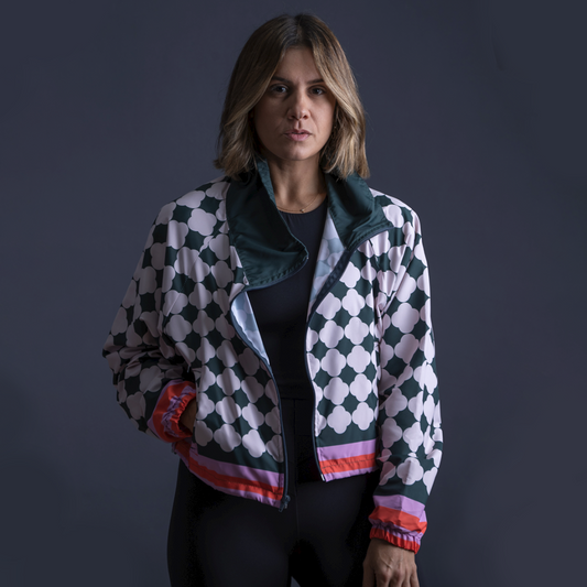 Rompevientos Cropped Raindrop Rhythm