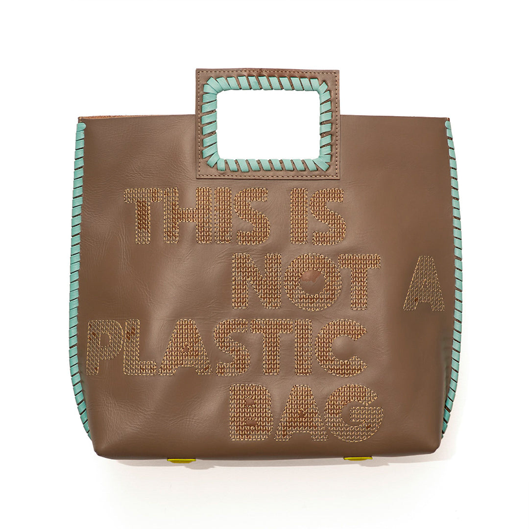 Not Vinilo Bag Taupe